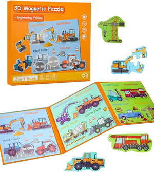Open image in slideshow, Montessori Magnetic Story Puzzle Books
