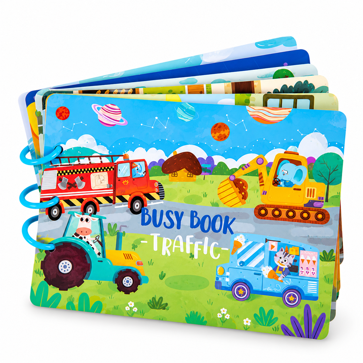 Montessori Sensory Book - Traffic