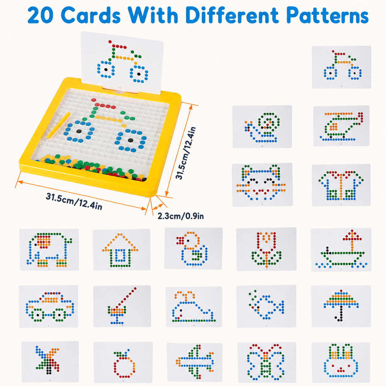 Montessori Magnetic Dots Board