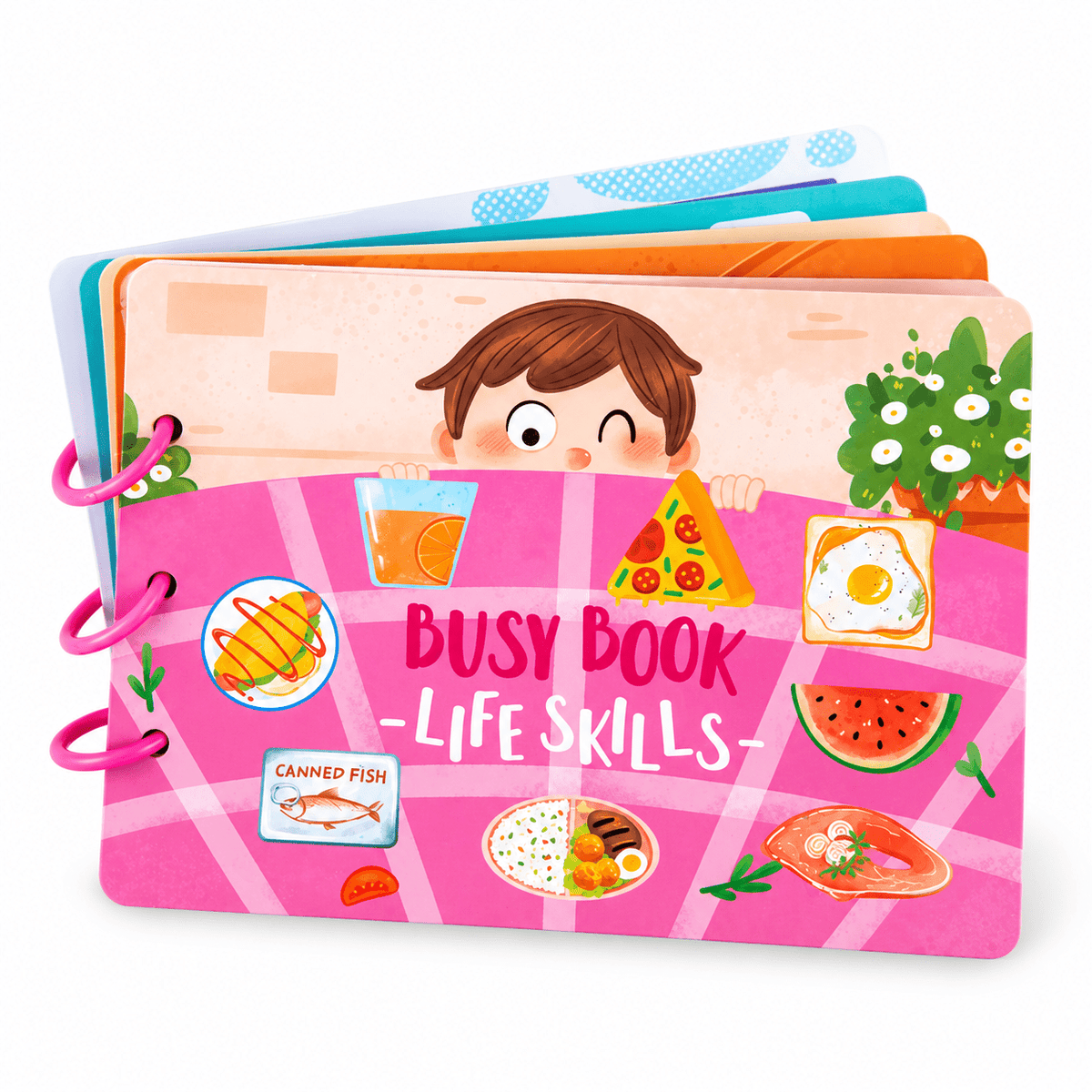 Montessori Sensory Book - Life Skills