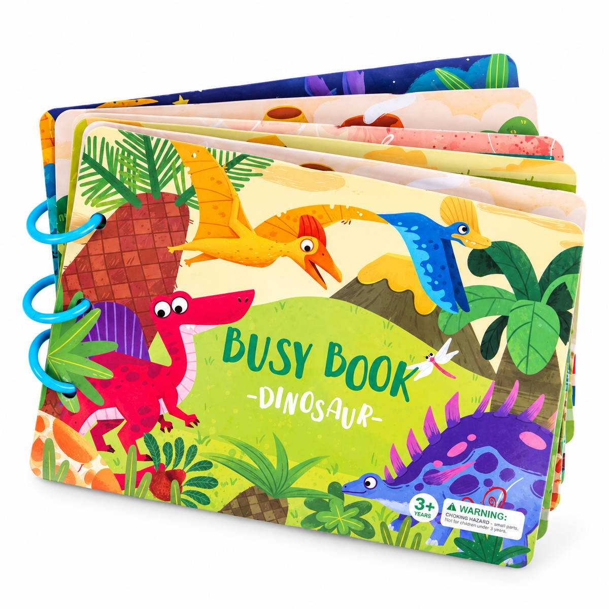 Montessori Sensory Book - Dinosaur