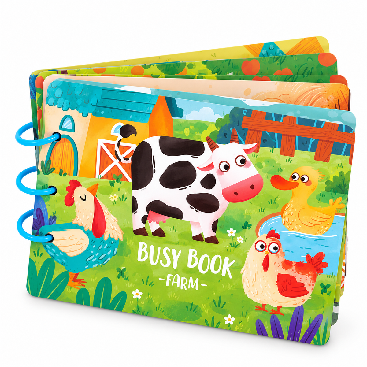 Montessori Sensory Book - Farm