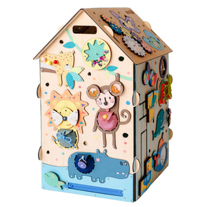 Open image in slideshow, Montessori Handmade Busy House
