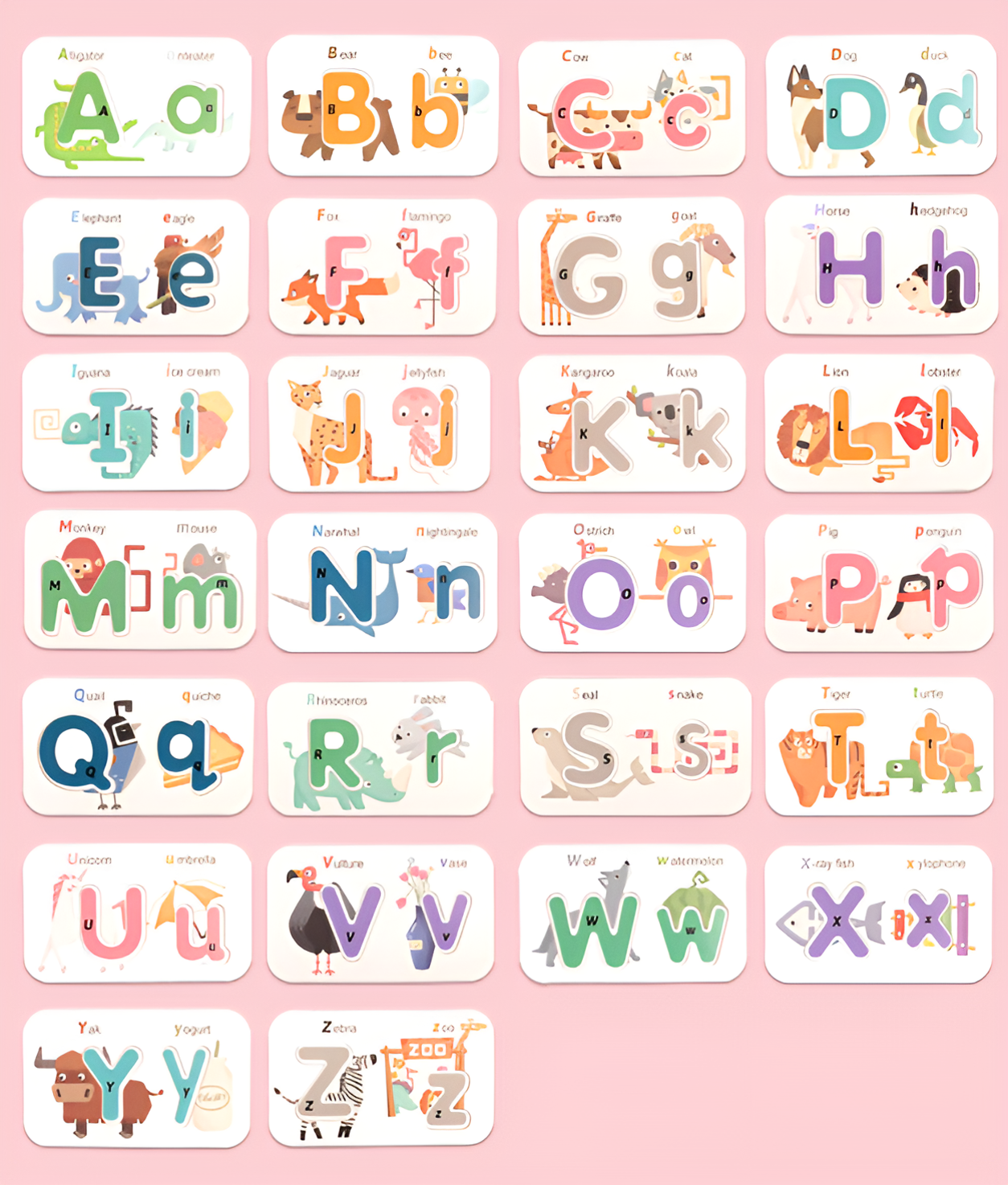 Best Seller: Alphabets and Numbers Wooden Flash Cards