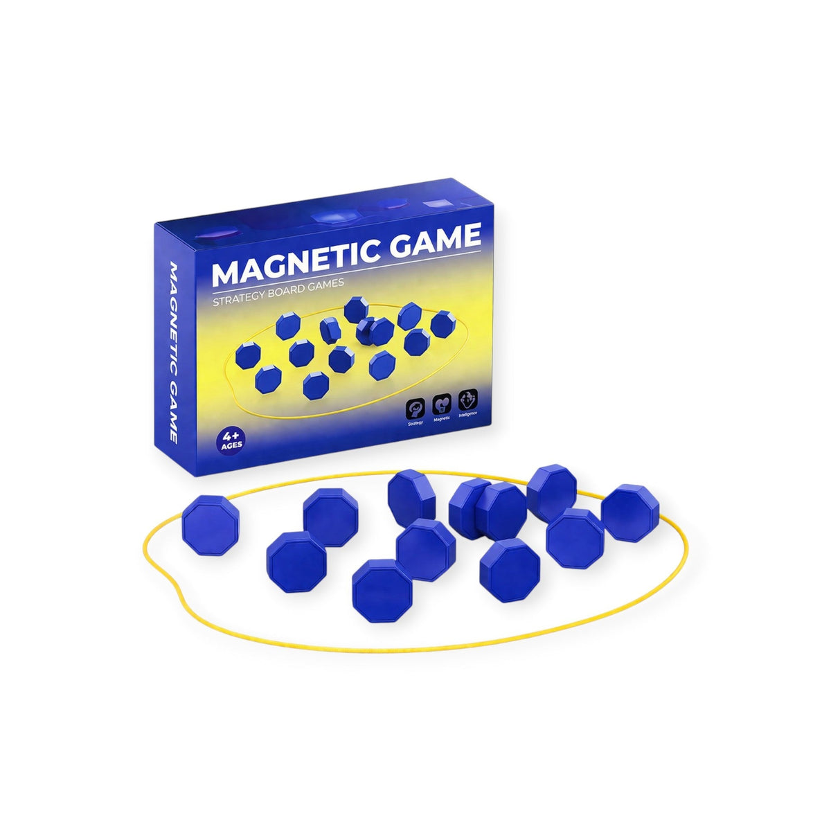 Magnetic Stone Game - Blue