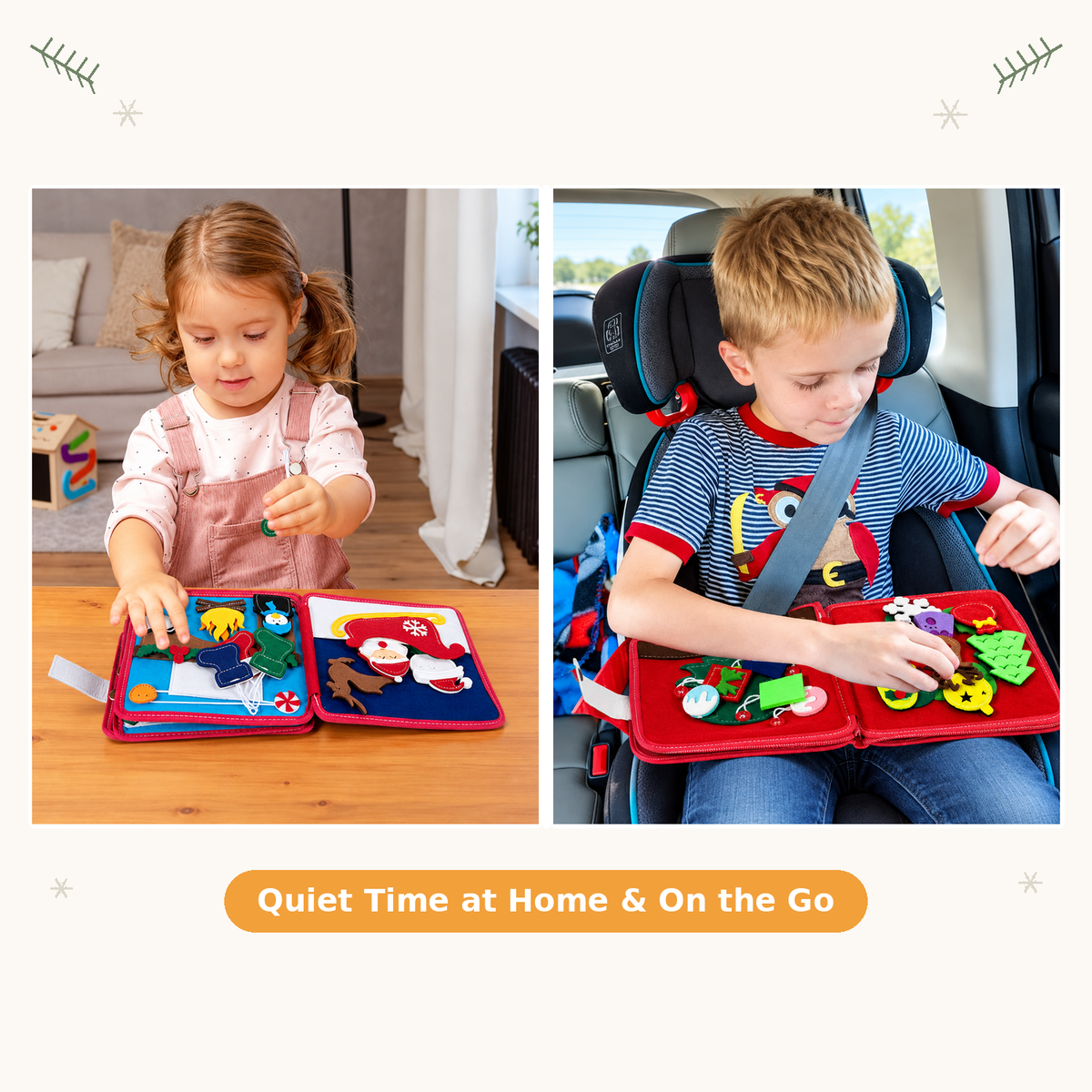 Montessori Felt Santa Book - Project Montessori