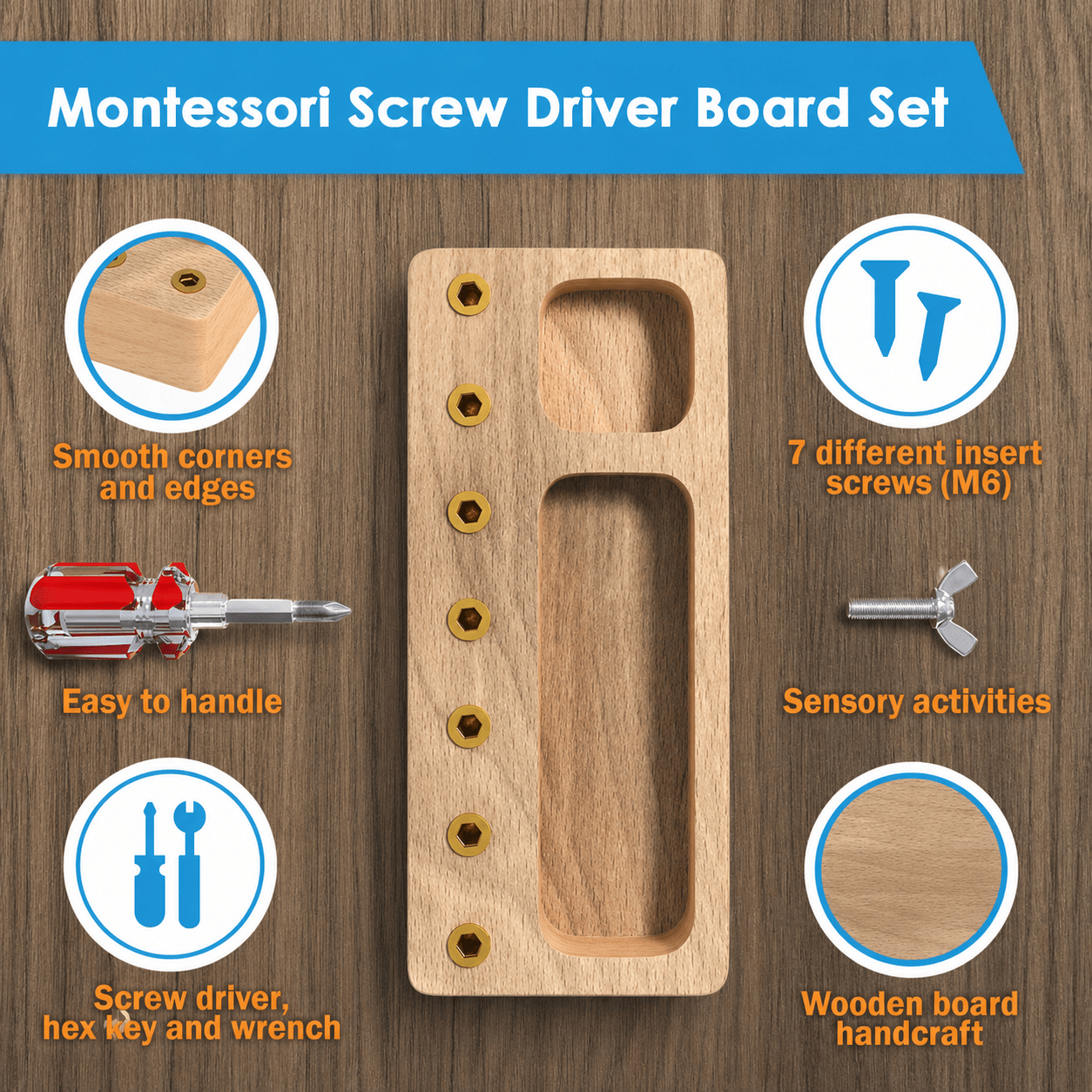 Montessori Tool Skills Board - Project Montessori