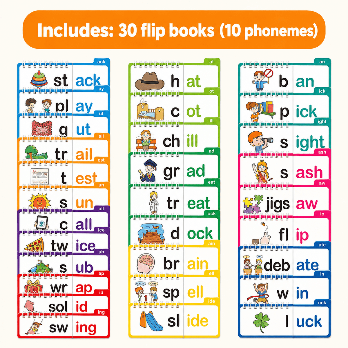 Montessori Word Flip Cards - Project Montessori Flash Cards
