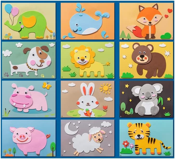 3D Sticker Puzzles (12 sheets)