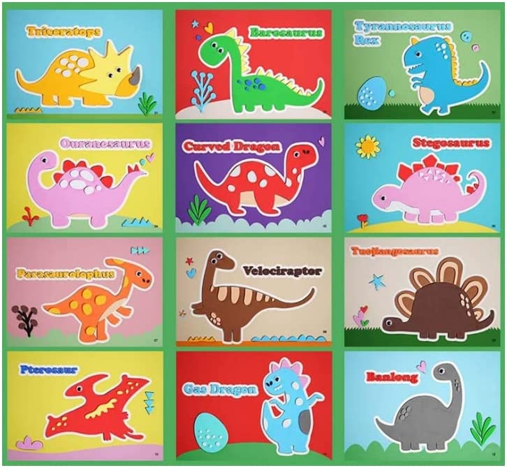 3D Sticker Puzzles (12 sheets)