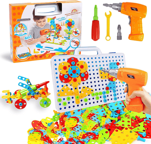 STEM Drill Building Kit (237 Pieces) – Project Montessori